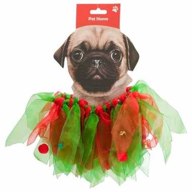 Huisdieren kerstfeest kostuum kerstelf pakje voor honden